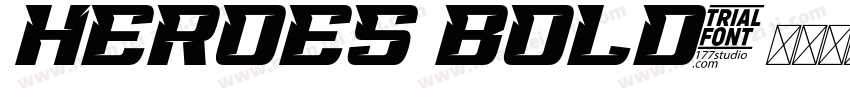 HEROES Bold字体转换